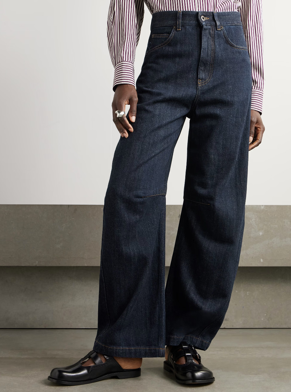 Джинсы-бочки тренд 